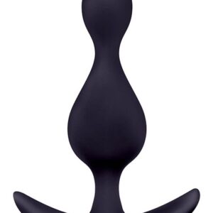 ANAL ADVENTURES PLATINUM WAVE PLUG BLACK