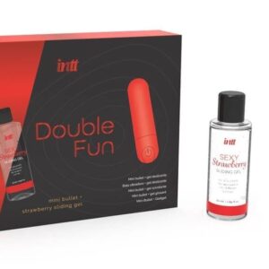 Vibrator Glont + lubrifiant - DOUBLE FUN