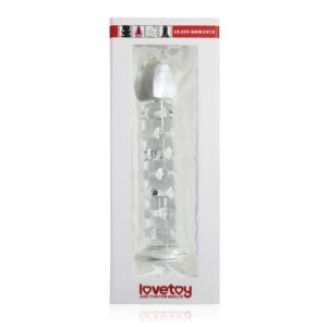 7" Glass Romance Clear 1