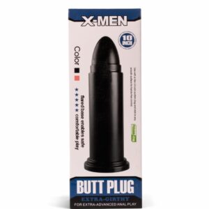 X-MEN 10" Huge Butt Plug Black 2