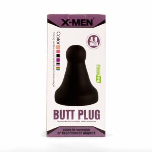 X-MEN 4.8" Butt Plug Black